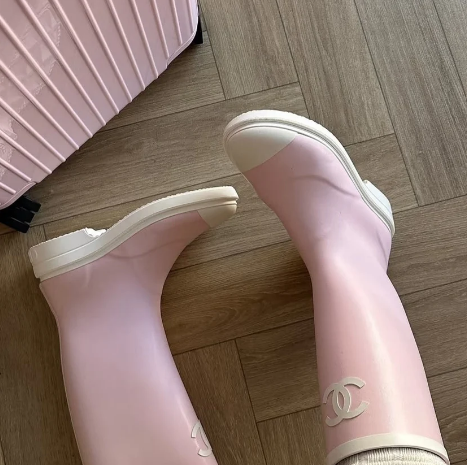 2025 RUBBER BOOTS BABY PINK