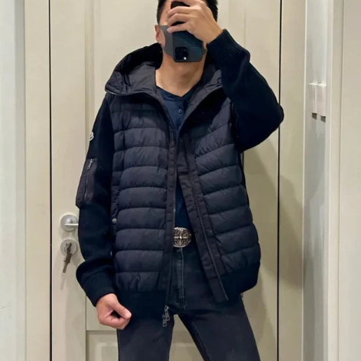 HYBRID KNIT DOWN HOODIE