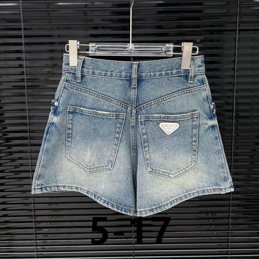 Denim shorts